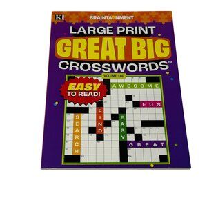 Large Print Great Big Crosswords Vol 166 Puzzle Book